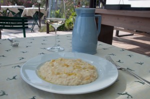 ... genauso wie das Risotto, das den mediterranen Einfluss bezeugt. 