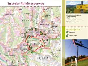 Die Wanderkarte zum Sulztaler Rundwanderweg, Download unter: http://bit.ly/1sDgSqQ