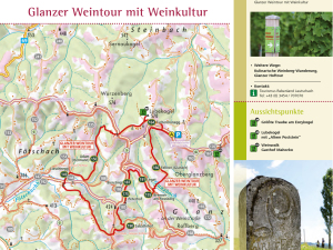 Die Wanderkarte zur Glanzer Weintour mit Weinkultur, Download: http://bit.ly/1CLWSZ5